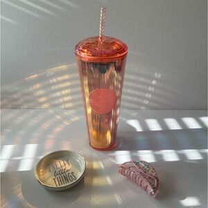 Starbucks:: Kaleidoscope Iridescent Tumbler:: Orange